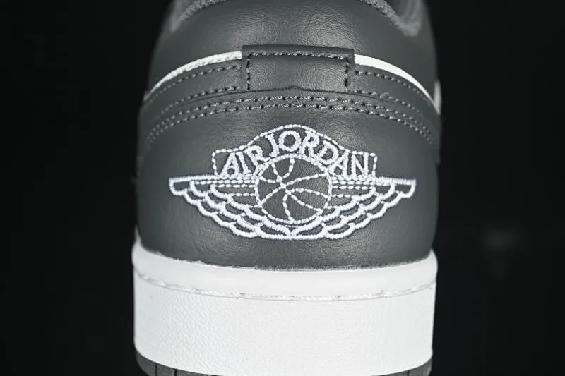 All categories Air Jordan Jordan series basketball shoes Air Jordan 1 Low Air Jordan 1 Low AJ1 Joe 1 white and gray color low-top cultural and casual sneakers 553558-044
